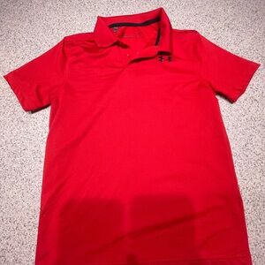 Under Armour Men's Red Polo Shirt